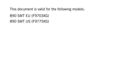 KTM 2024 - 890 Smt - Service Workshop Repair Manual