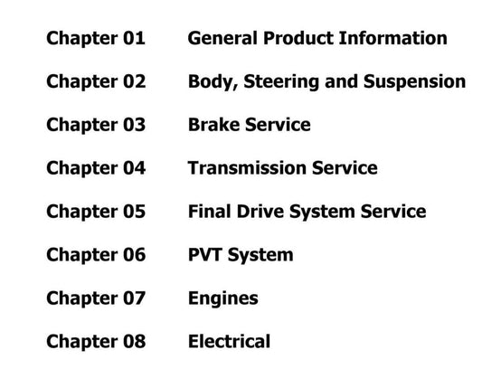 Polaris ATV & Light Utility Hauler - 1985 to 1995 Service Workshop Repair Manual