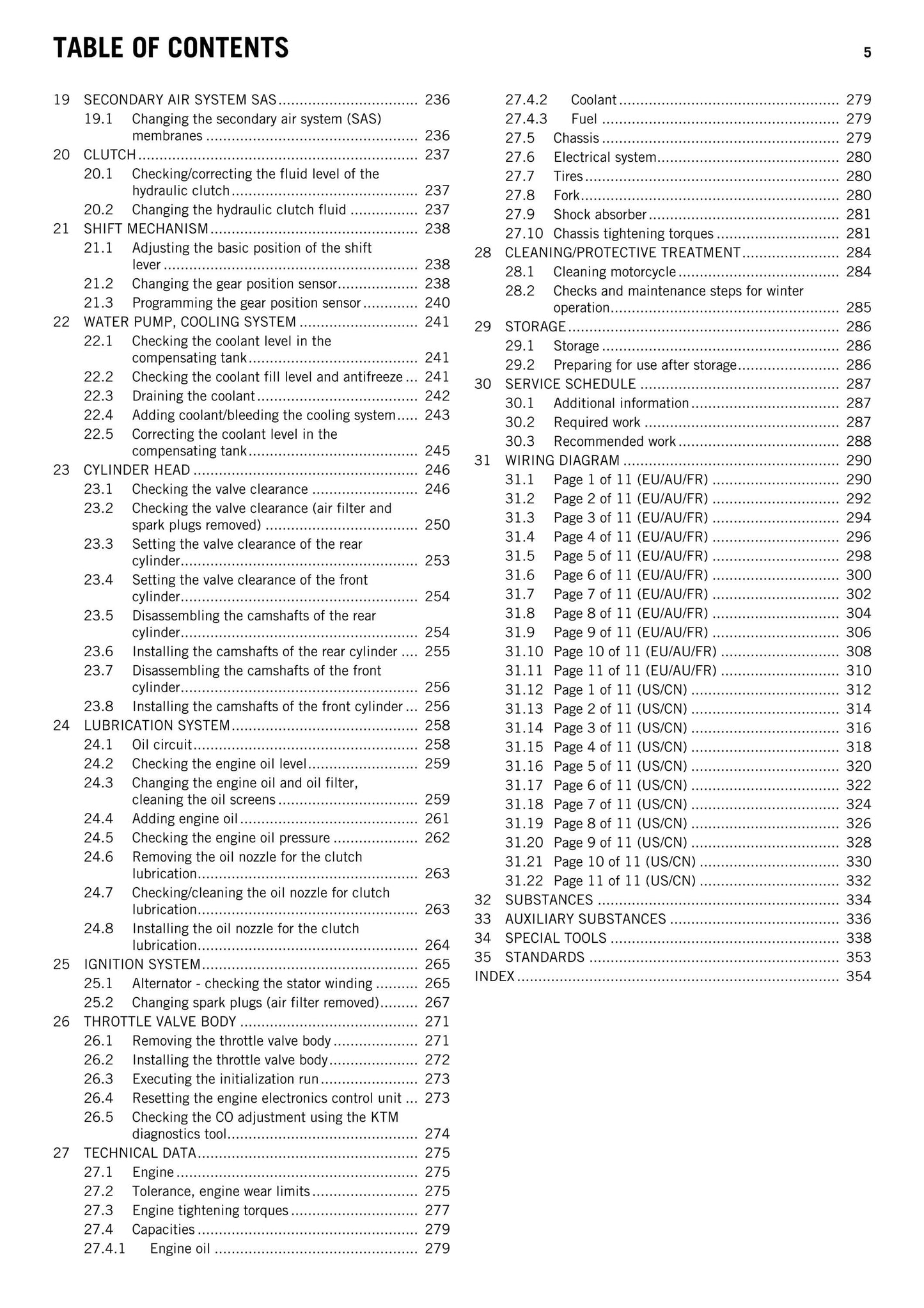 KTM 2015 - 1290 Super Duke R - Service Workshop Repair Manual