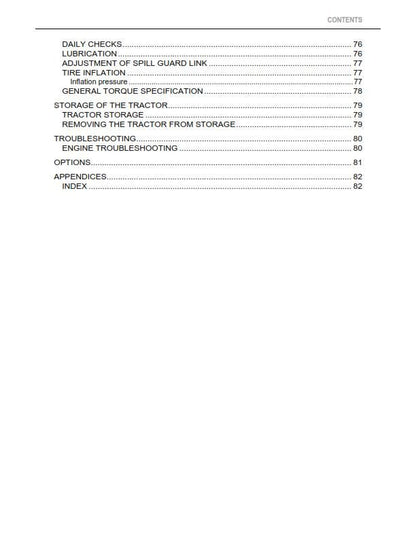 Kubota BT26L - Operator Manual