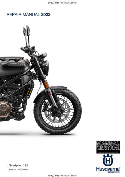Husqvarna 2023 - Svartpilen 125 - Service Workshop Repair Manual