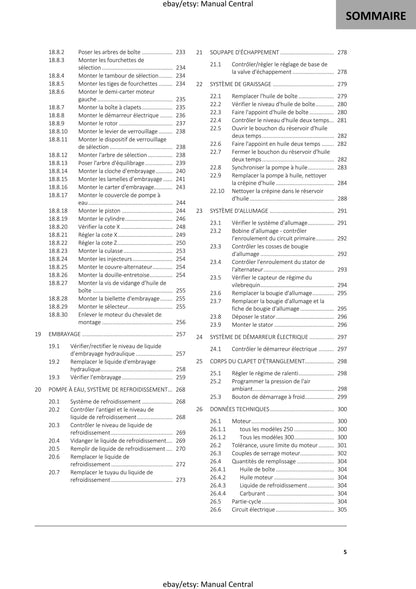French Language - GasGas 2023 - EC 250 300 - Manuel De Reparation -  Service Workshop Repair Manual
