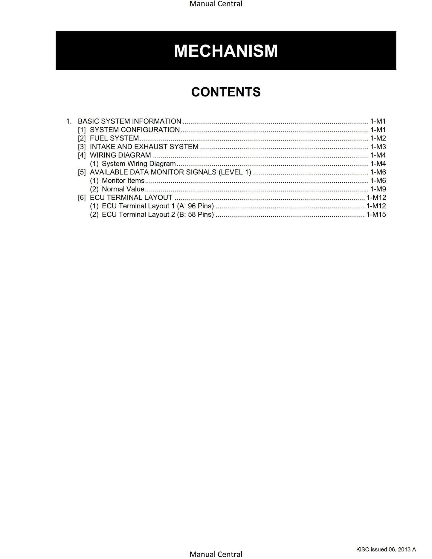 Kubota Diagnosis Manual - Common Rail System - V3307-CR-TE4