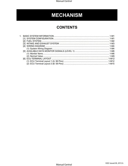 Kubota Diagnosis Manual - Common Rail System - V3307-CR-TE4