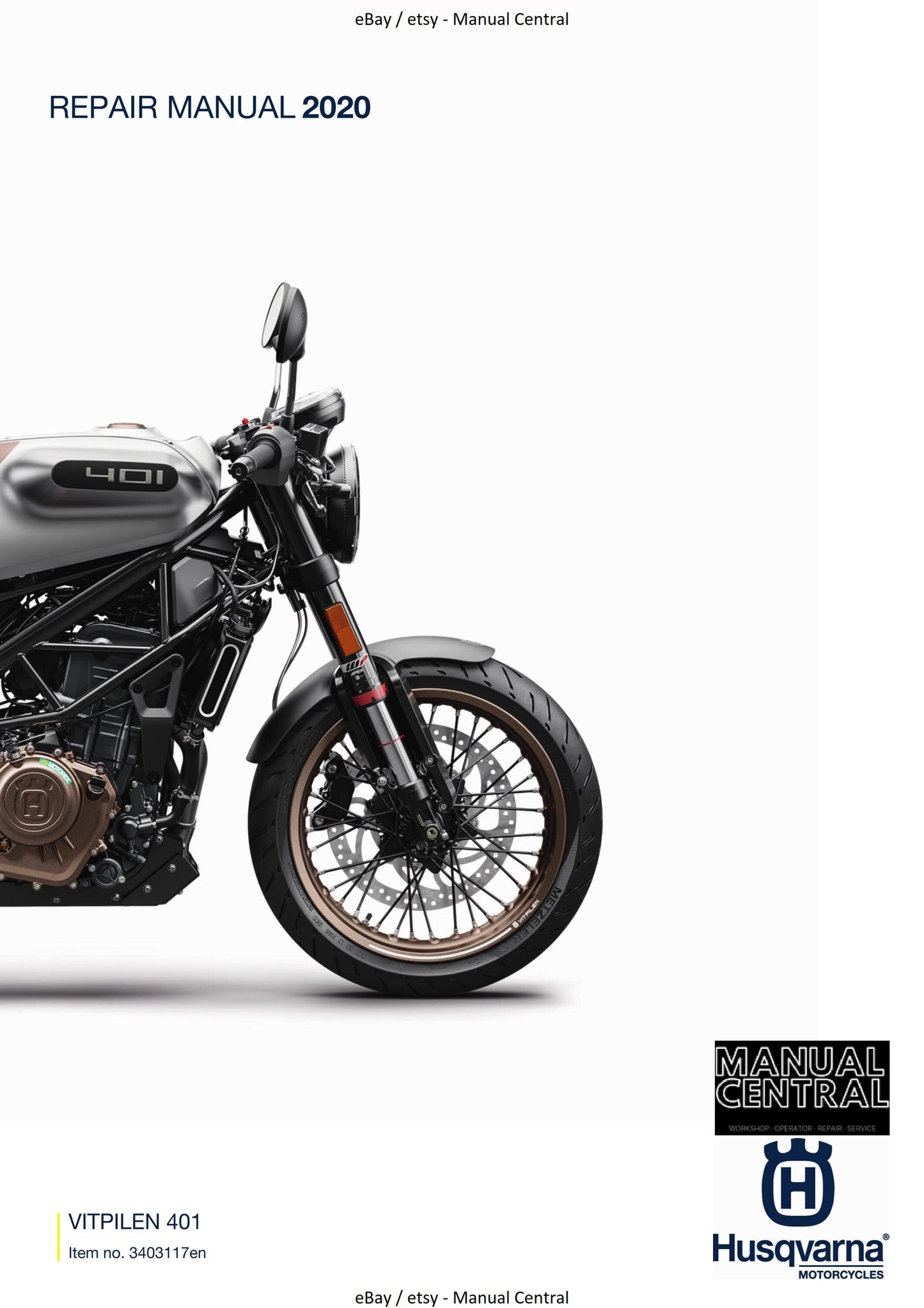 Husqvarna 2020 - Vitpilen 401 - Workshop Service Repair Manual