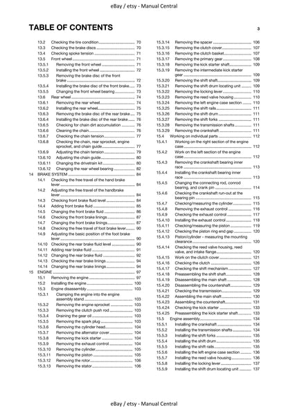 Husqvarna 2014 - TC 85 19/16 17/14 - Service Workshop Repair Manual