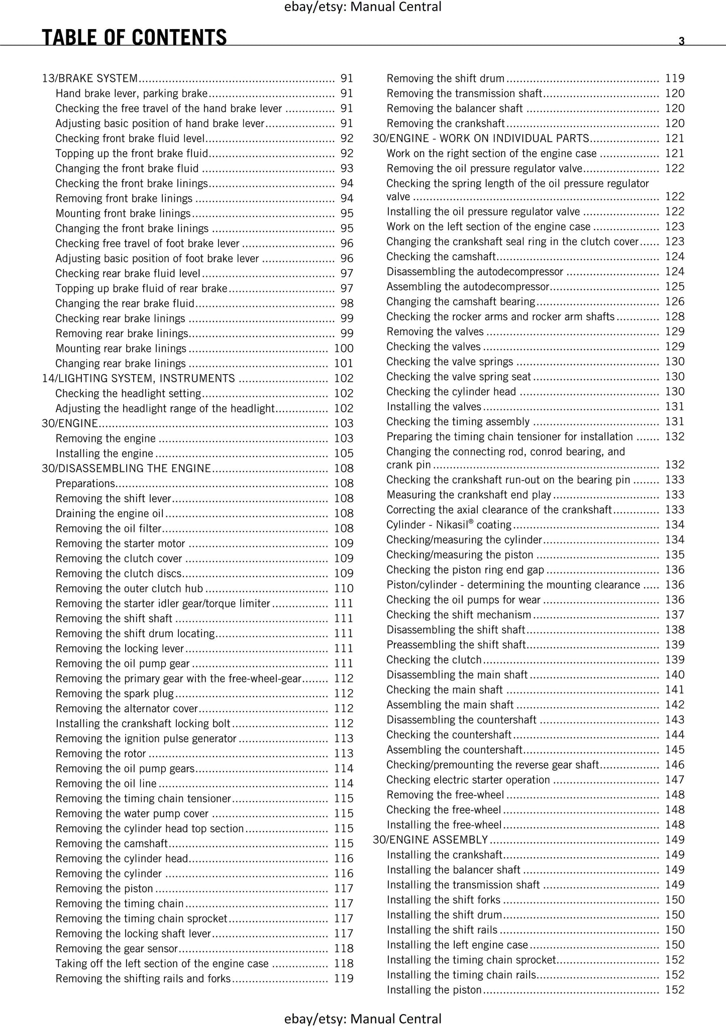 KTM ATV 2009 - 450 525 Xc Atv - Service Workshop Repair Manual
