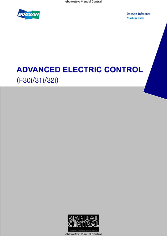 Doosan Advanced Electric Control - f30i f31i f32i