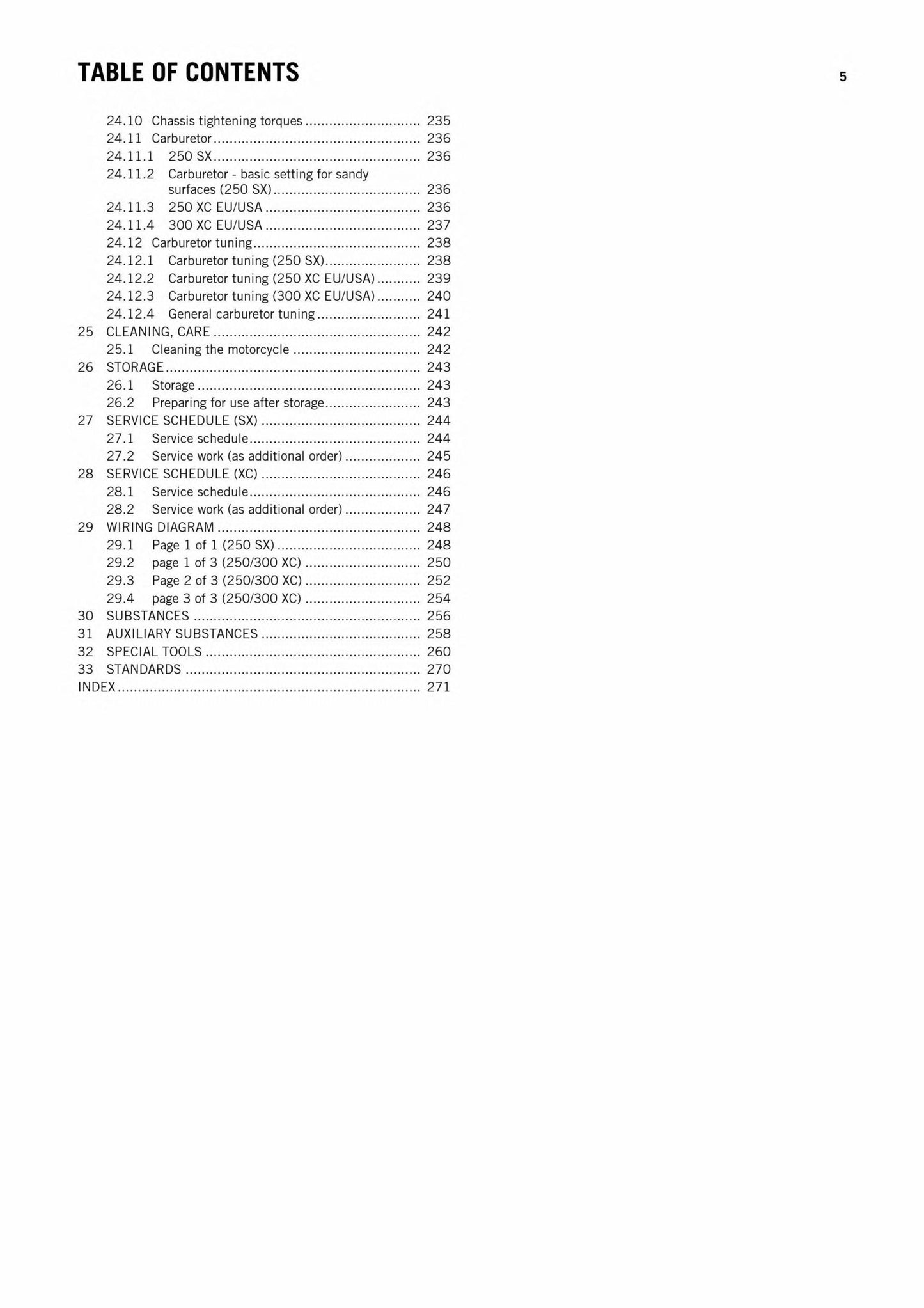 KTM 2013 - 250 300 SX XC - Workshop Service Repair Manuals