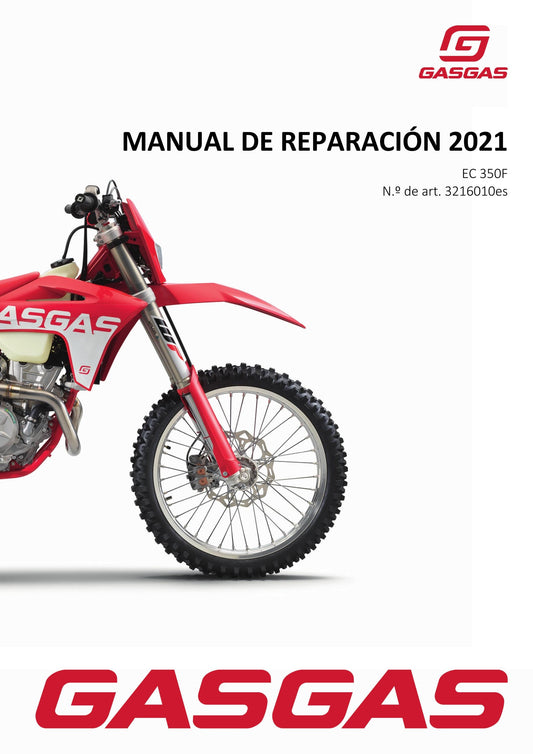Spanish Language - Gasgas 2021 - EC 350F - Manual de Reparacion