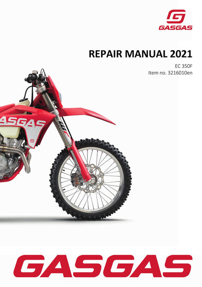 Gasgas 2021 - EC 350F - Workshop Service Repair Manual