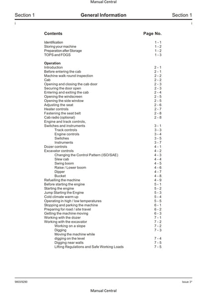 JCB 8052 8060 - Service Workshop Repair Manual