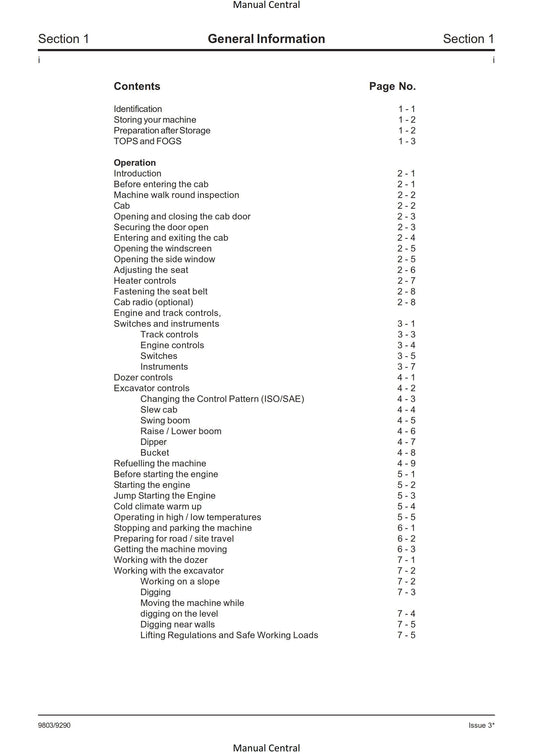 JCB 8052 8060 - Service Workshop Repair Manual