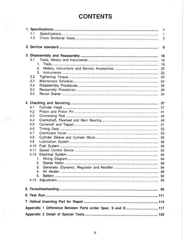Yanmar Industrial Diesel Engine - L40AE L48AE L70AE L75AE L90AE L100AE Service Workshop Repair manual