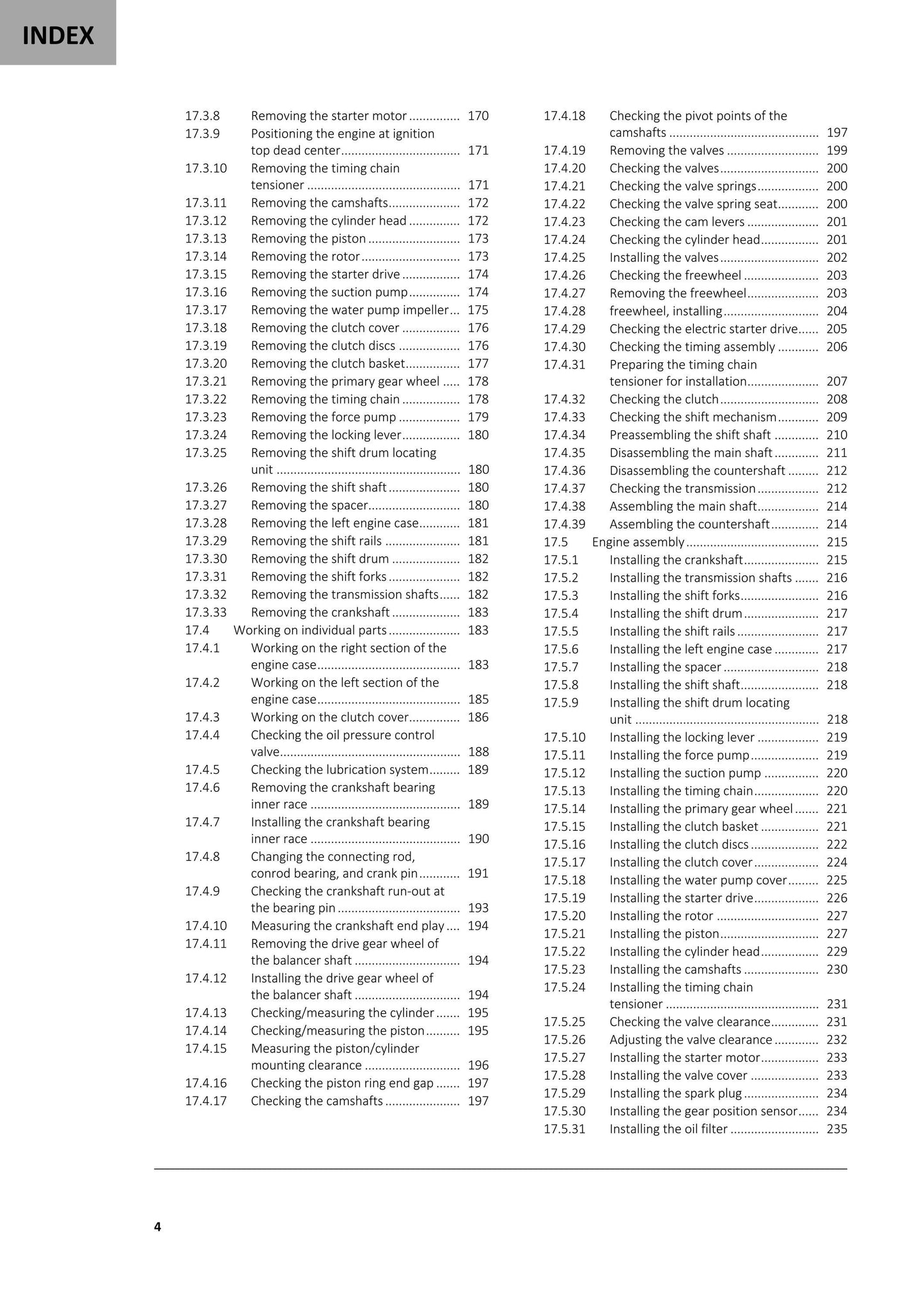 Gasgas 2021 - EX 450F - Workshop Service Repair Manual