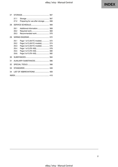 Husqvarna 2020 - FC FX 450 Rockstar Edition - Workshop Service Repair Manual