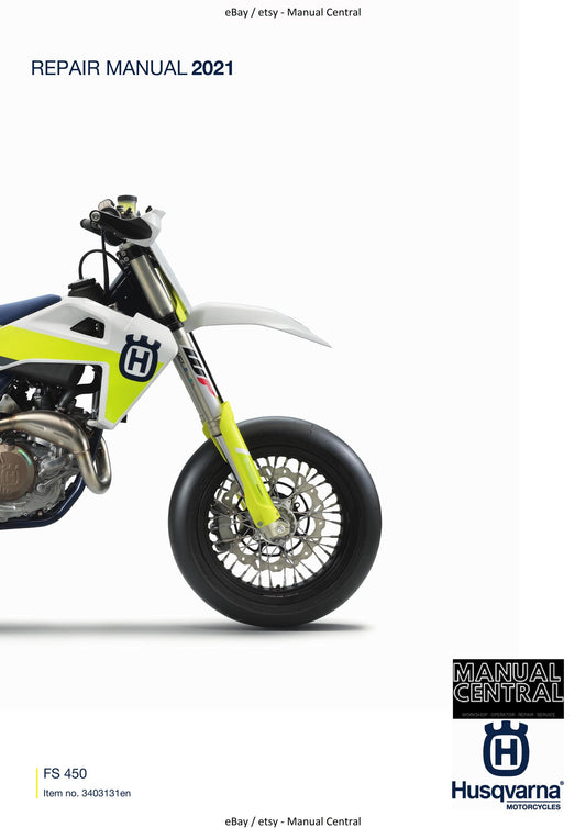 Husqvarna 2021 - FS 450 - Workshop Service Repair Manual