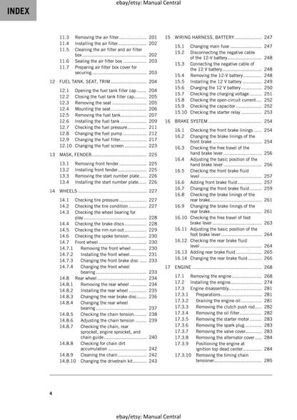 KTM 2019 - 450 XC-F SX-F Herlings Replica Factory Edition - Service Workshop Repair Manual