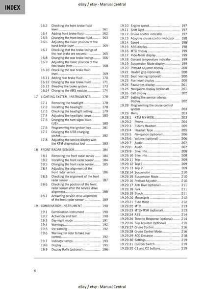 KTM 2022 - 1290 Super Adventure S - Service Workshop Repair Manual