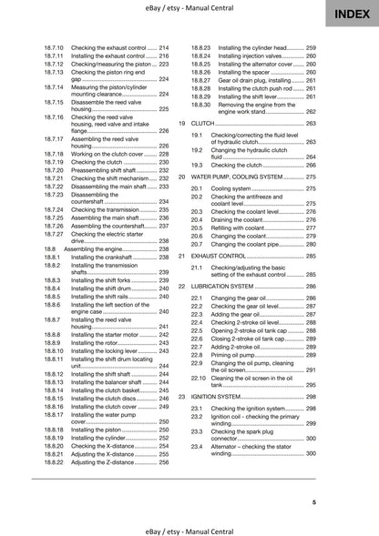 Husqvarna 2022 - TE 250i 300i Rockstar Edition - Service Workshop Repair Manual
