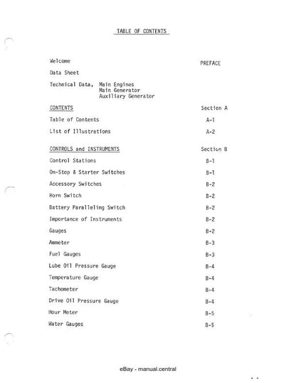 Bertram 58 Convertiable - Owners Manual