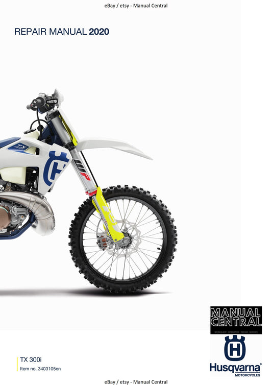 Husqvarna 2020 - TX 300i - Workshop Service Repair Manual