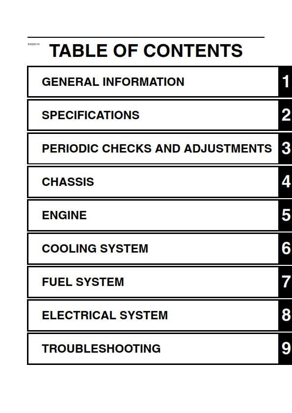 Yamaha 2012 2013 2014 - R1 - YZF-R1 (B) YZFR1B - Workshop Service Repair Manual
