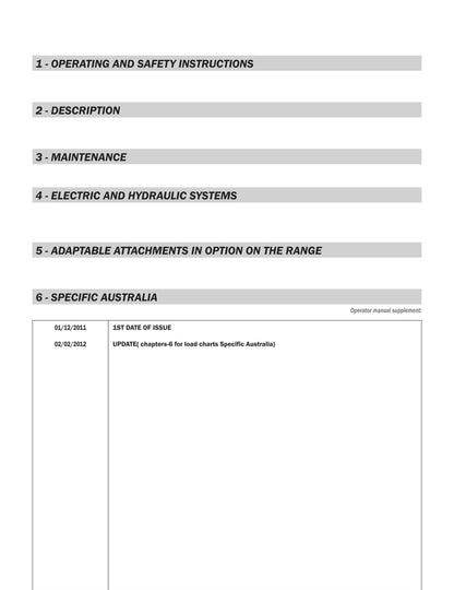 Manitou - MHT 7140 T-E3 10180 LT-E3 10225 - Operator Manual