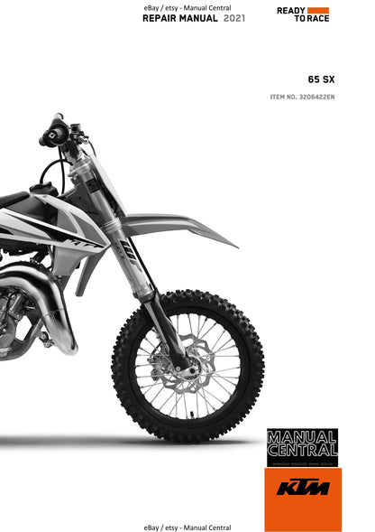 KTM 2021 - 65 SX - Service Workshop Repair Manual