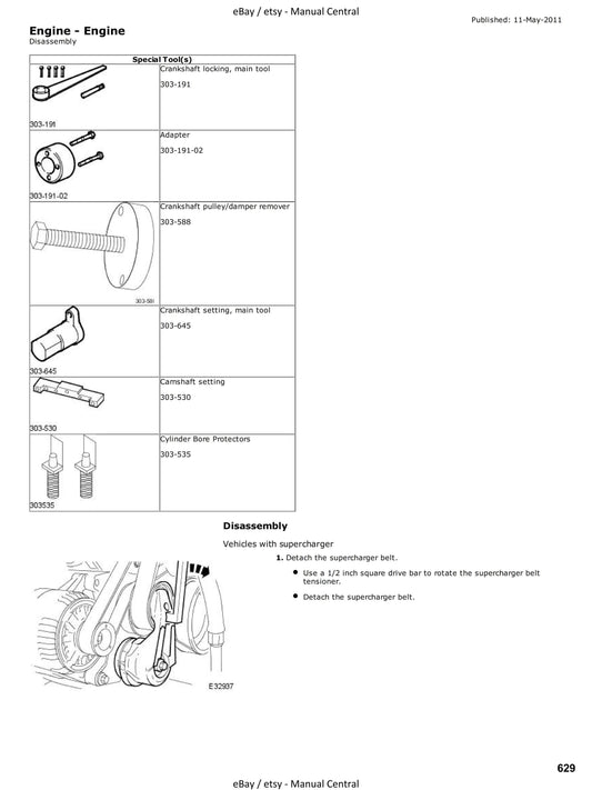 Jaguar XK8 4.2L & Supercharger - 2003 2004 2005 2006 Service Workshop Repair Manual