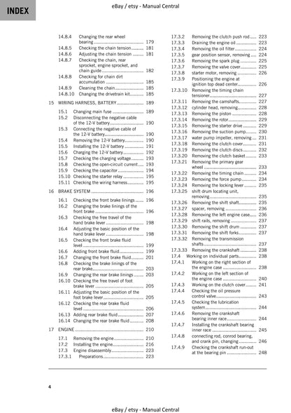 KTM 2021 - 250 Sx-f Xc-f Troy Lee Designs - Service Workshop Repair Manual