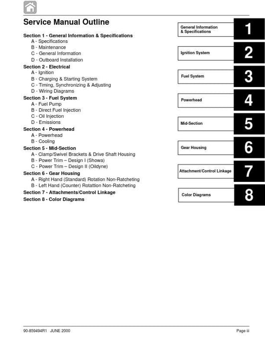 Mercury Service Manual - 115 135 150 175 Optimax Direct Fuel Injection