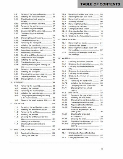 Husqvarna 2017 - FE 250 - Service Workshop Repair Manual