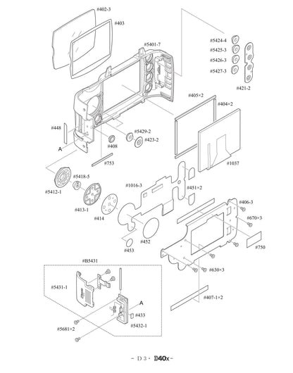Nikon D40X - VBA17001 Workshop Service Repair Manual