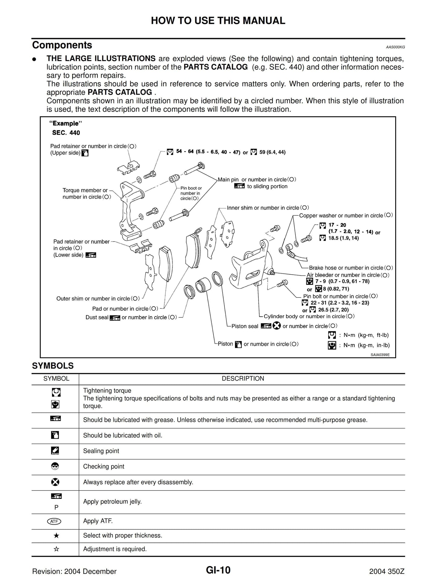 Nissan 2004 - 350z Z33 Series - Workshop Service Repair Manual