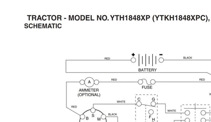 Husqvarna Ride Mower YTH1848X YTKH1848XP C - Parts Manual - includes wiring diagram