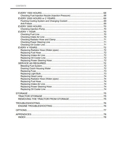 Kubota Tractor - L2501 - Operator Manual