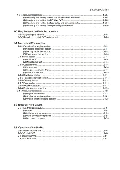 Kyocera Ecosys M2030dn/PN M2030dn M2530dn M2035dn M2535dn - Service Workshop Repair Manual - Apr 2014