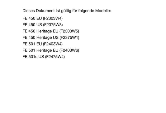German Language - Husqvarna 2023 - FE FX 450 501 501s Heritage - Reparaturanleitung