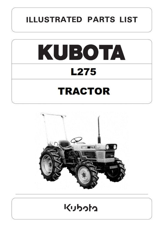 Kubota Tractor - L275 - Parts Manual