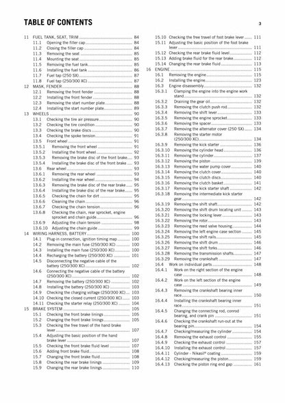 KTM 2013 - 250 300 SX XC - Workshop Service Repair Manuals