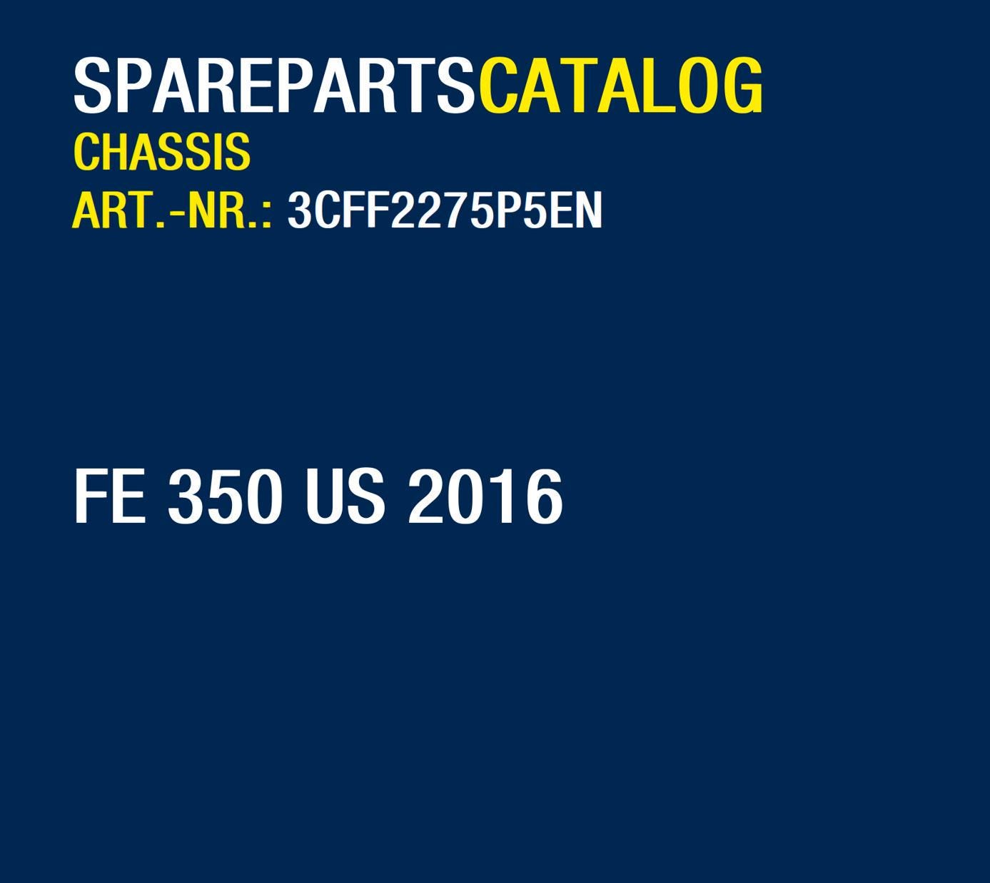 Husqvarna 2016 FE 350 US- Parts Manual Catalog
