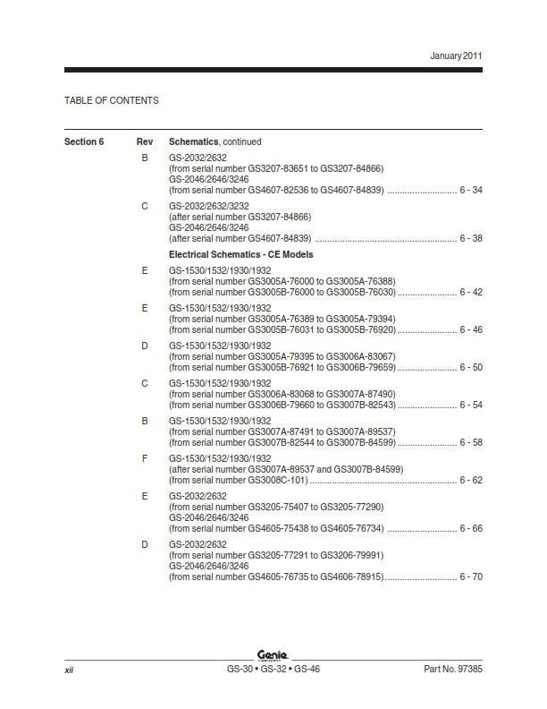 Genie - Service Manual - Gs-1530 Gs-1532 Gs-1930 Gs-1932 Gs-2032 Gs-2632 Gs-3232 Gs-2046 Gs-2646 Gs-3246 Gs-47047