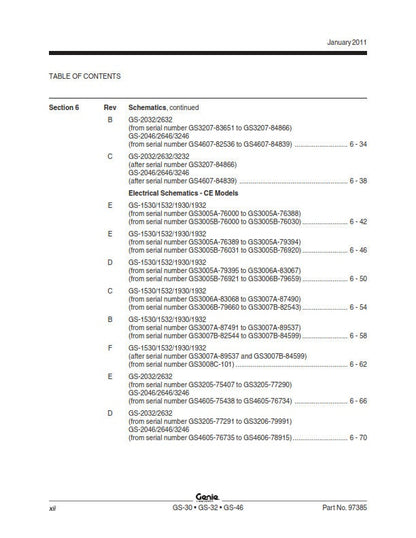 Genie - Service Manual - Gs-1530 Gs-1532 Gs-1930 Gs-1932 Gs-2032 Gs-2632 Gs-3232 Gs-2046 Gs-2646 Gs-3246 Gs-47047