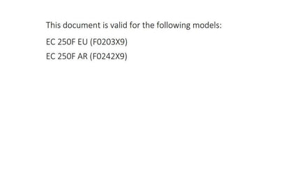 GasGas 2024 - EC 250F - Service Workshop Repair Manual