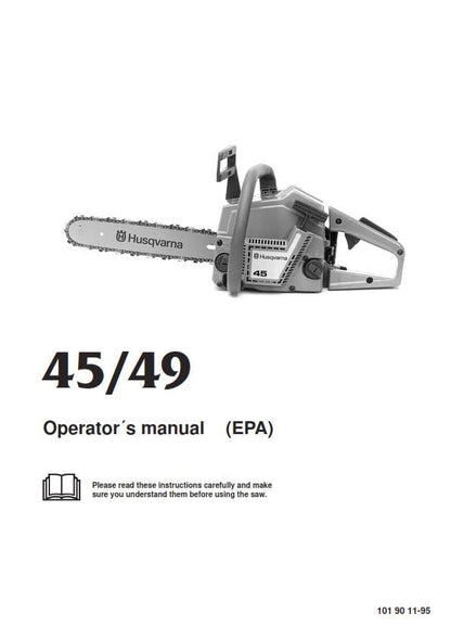 Husqvarna Chainsaw - 45 49 Operator Manual
