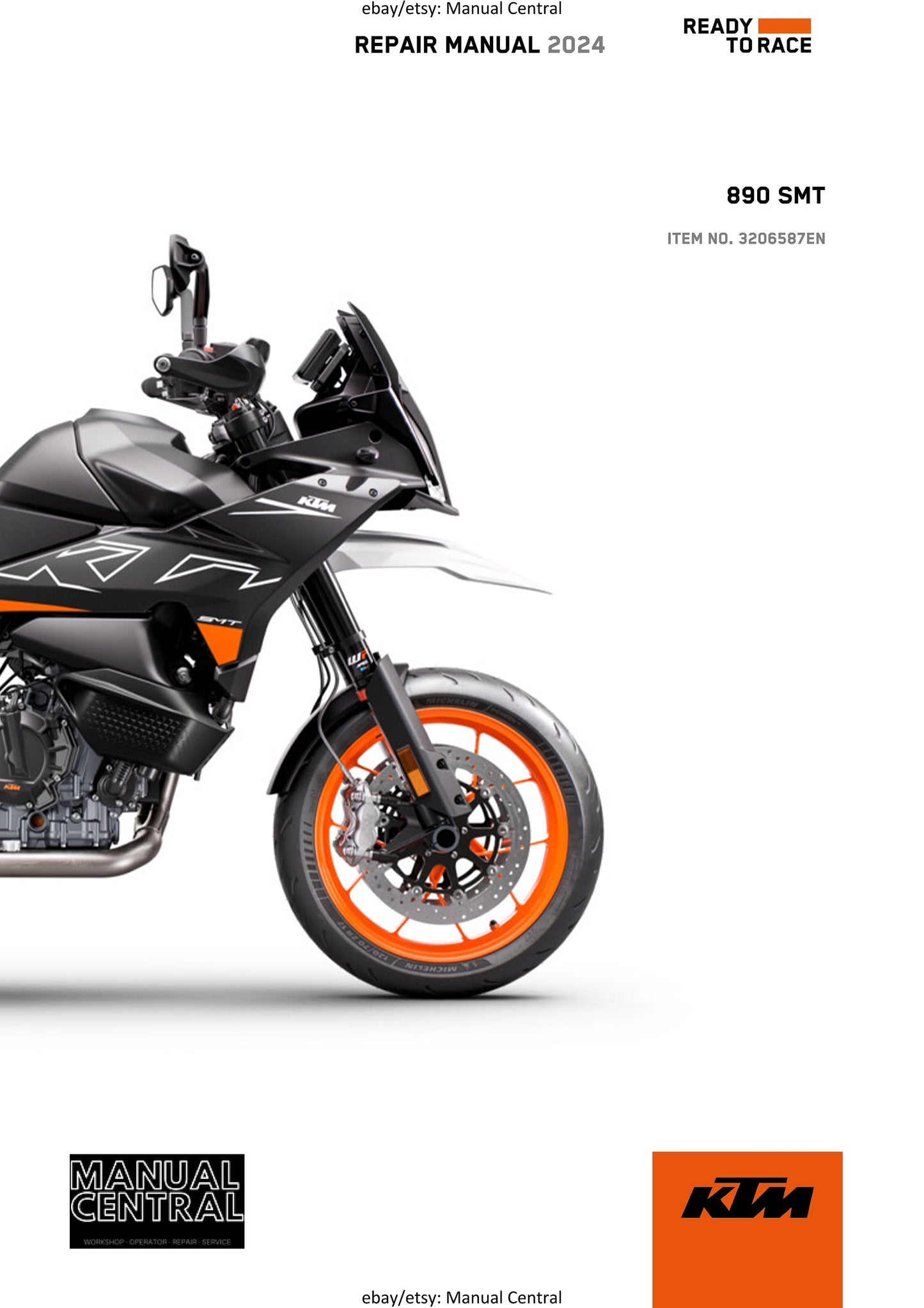 KTM 2024 - 890 Smt - Service Workshop Repair Manual