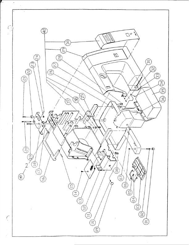 Singer - 1019 1025 1027 Parts Manual