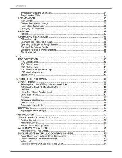 Kubota Tractor - B3150 B3150SU - Operator Manual