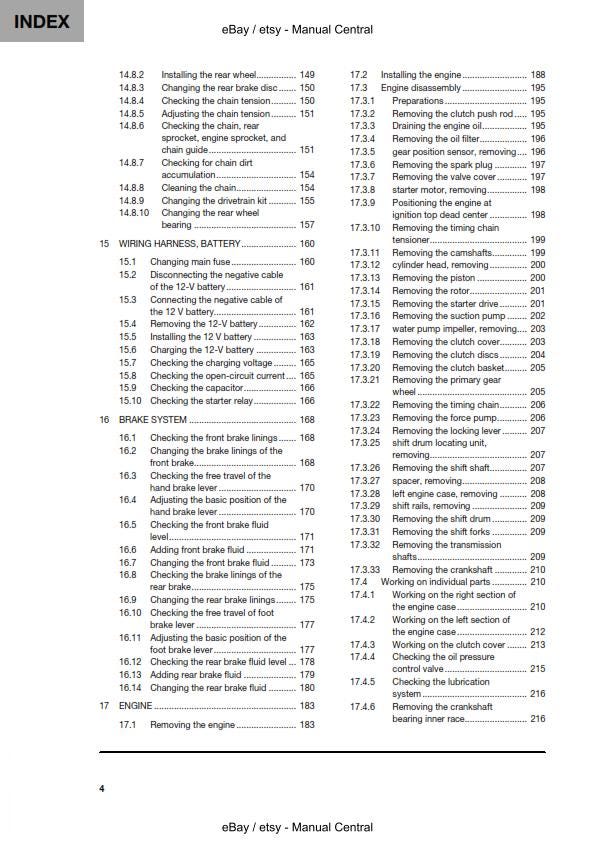 Husqvarna 2021 - FC 250 - Workshop Service Repair Manual